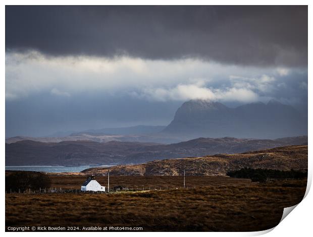 Suilven and the House Print by Rick Bowden