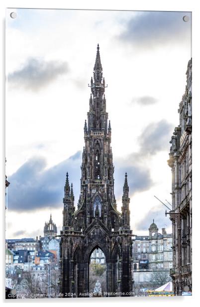 Scott Monument Acrylic by Man And Life