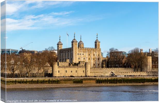 Tower of London Canvas Print by Man And Life