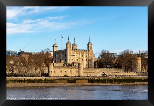 Tower of London Framed Print by Man And Life