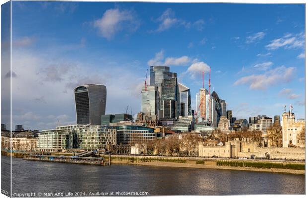 Building  Canvas Print by Man And Life