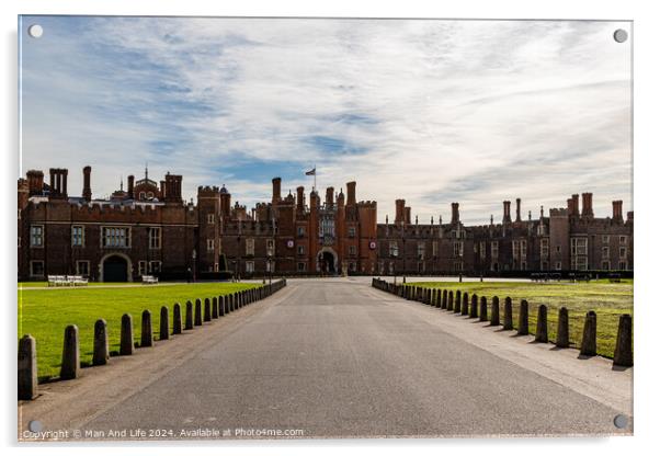 Hampton Court Palace Acrylic by Man And Life