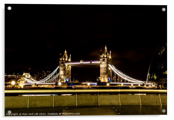 Tower Bridge Acrylic by Man And Life
