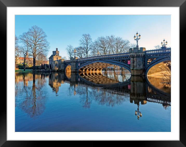 Skeldergate Bridge York Framed Mounted Print by Darren Galpin