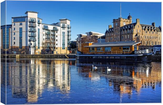 The Shore Leith Canvas Print by Darren Galpin