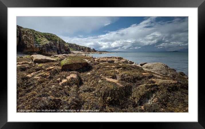 Rugged Moray Coastline Framed Mounted Print by Tom McPherson