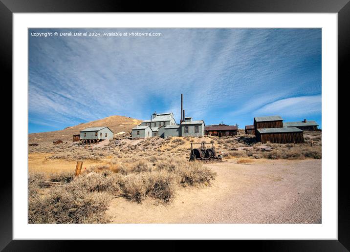  Bodie, a ghost town in California Framed Mounted Print by Derek Daniel