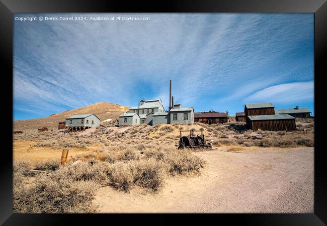  Bodie, a ghost town in California Framed Print by Derek Daniel