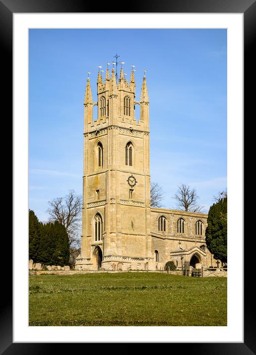Lowick Church, Northamptonshire Framed Mounted Print by Keith Douglas