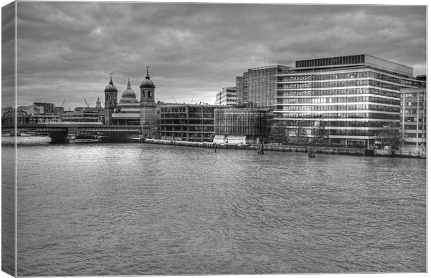 London Skyline Canvas Print by David French