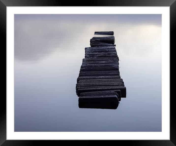 The Jetty Framed Mounted Print by Colin Kerr