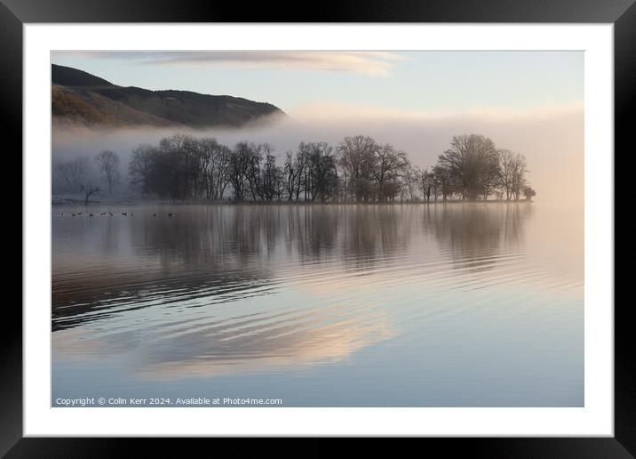 Mist on Ard Framed Mounted Print by Colin Kerr