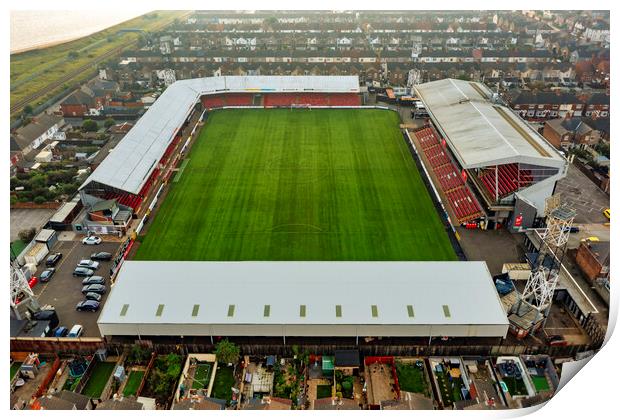 Grimsby Town Football Club Print by Steve Smith