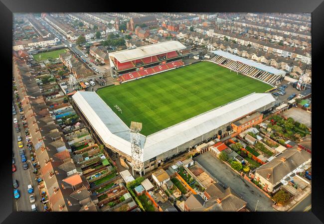 Grimsby Town Football Club Framed Print by Steve Smith