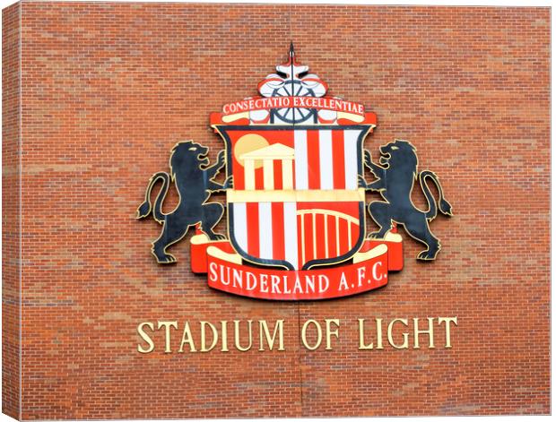 Haway The Lads Sunderland AFC Canvas Print by Steve Smith