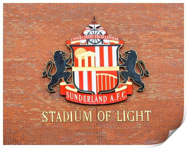 Haway The Lads Sunderland AFC Print by Steve Smith
