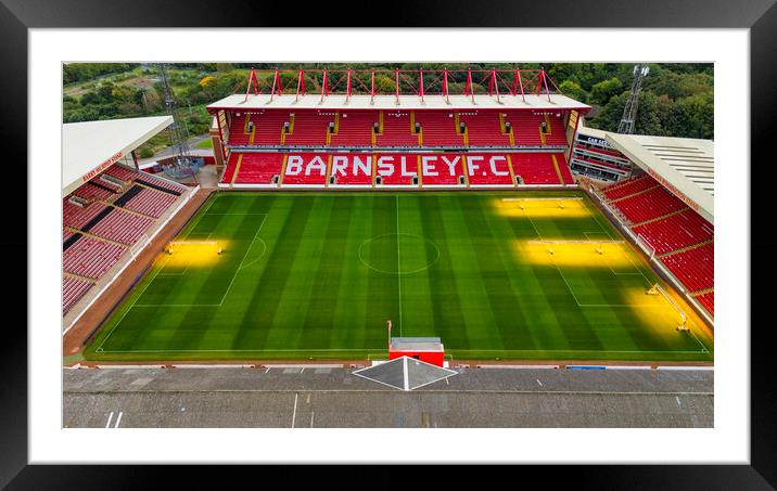 Barnsley Football Club Framed Mounted Print by Steve Smith