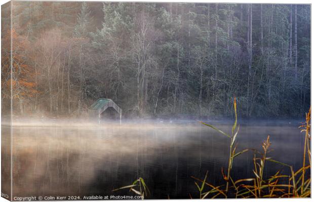 The Boathouse Canvas Print by Colin Kerr