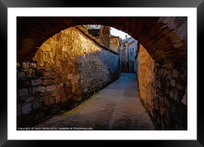Sunset in Baeza - C1803-2581-ABS Framed Mounted Print by Jordi Carrio