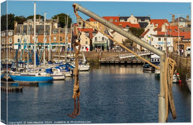 Hooked on Anstruther Canvas Print by Ken Hunter