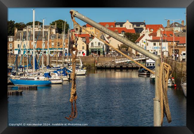 Hooked on Anstruther Framed Print by Ken Hunter