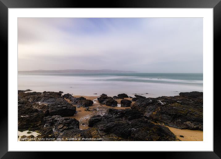 Godrevy to St Ives Framed Mounted Print by Andy Durnin