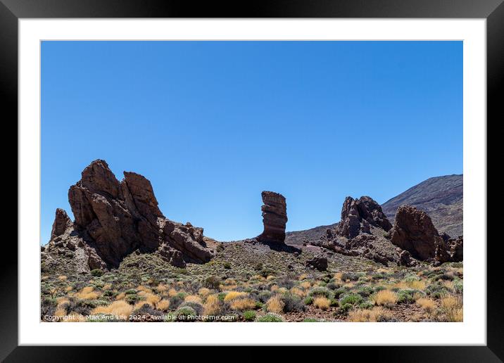 Outdoor stonerock Framed Mounted Print by Man And Life