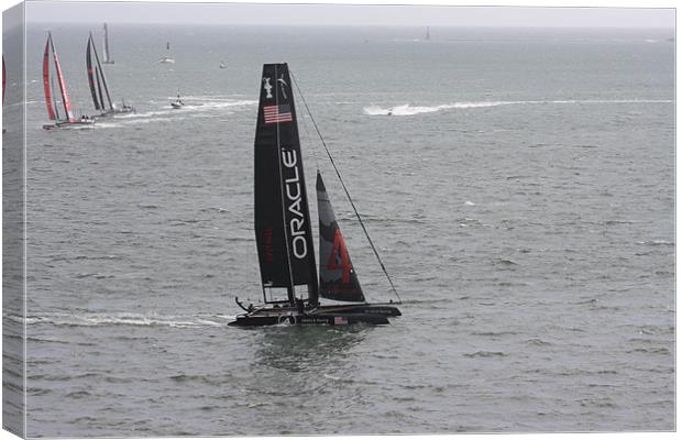 Americas cup Canvas Print by tom williams