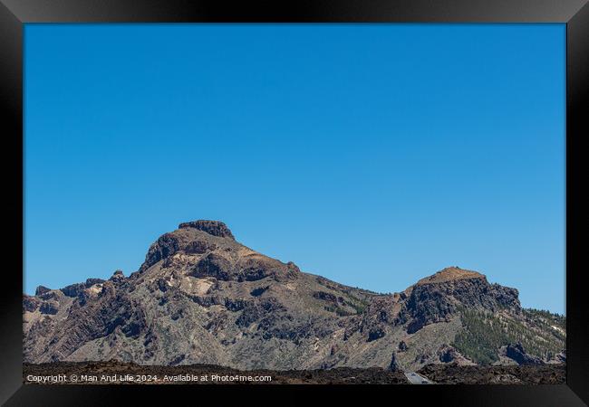 Outdoor mountain Framed Print by Man And Life