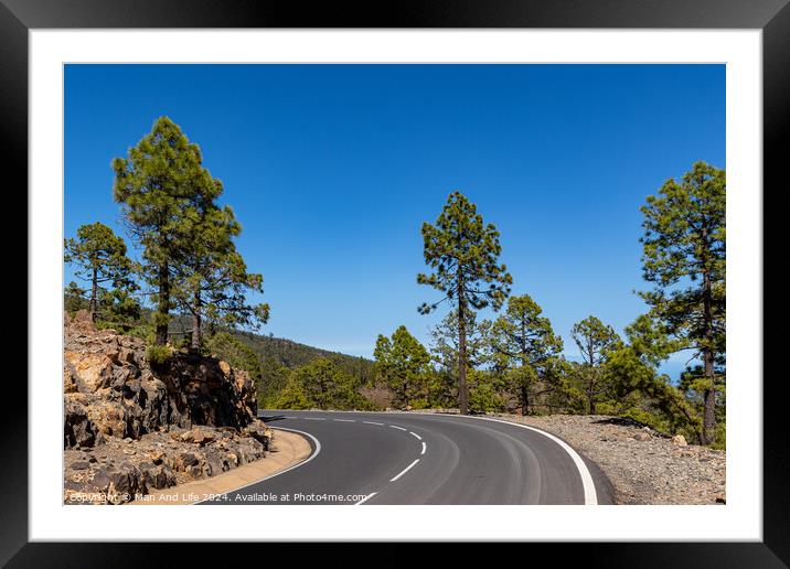 Outdoor road Framed Mounted Print by Man And Life