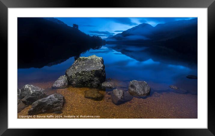 Jubilee Point At Blue Hour Framed Mounted Print by Ronnie Reffin