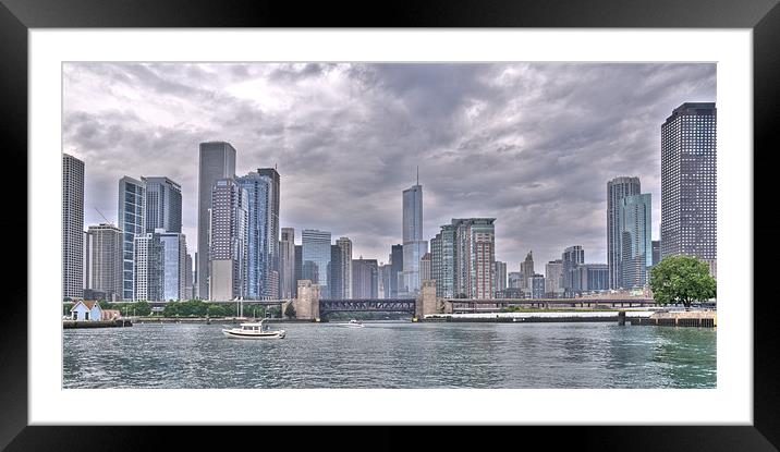 Chicago, Chicago Framed Mounted Print by Paul Ready