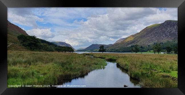 Buttermere Beauty of the Lakes Framed Print by Dawn Francis