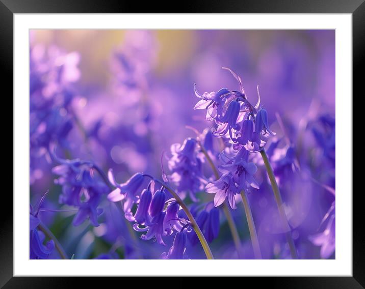  Bluebells ~ Spring turns to Summer Framed Mounted Print by T2 