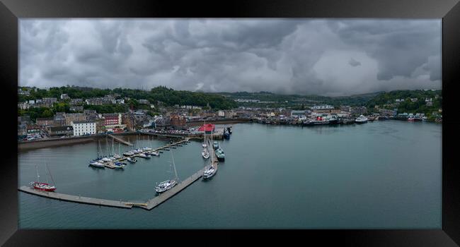 Oban Framed Print by Apollo Aerial Photography
