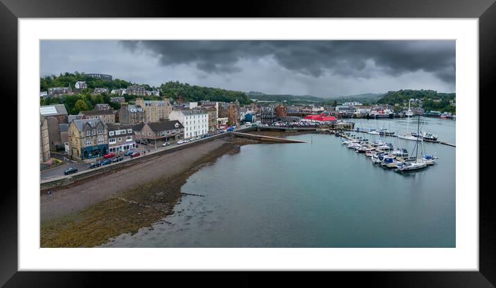 Oban Framed Mounted Print by Apollo Aerial Photography