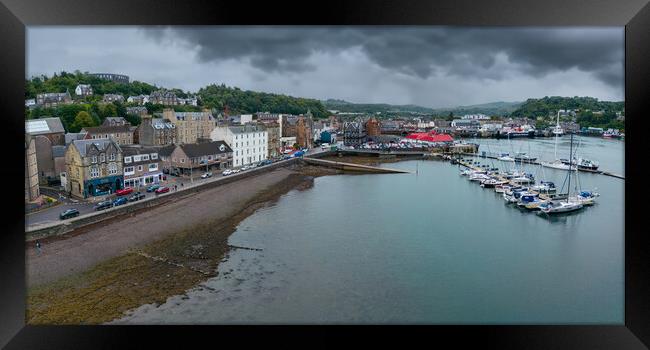 Oban Framed Print by Apollo Aerial Photography