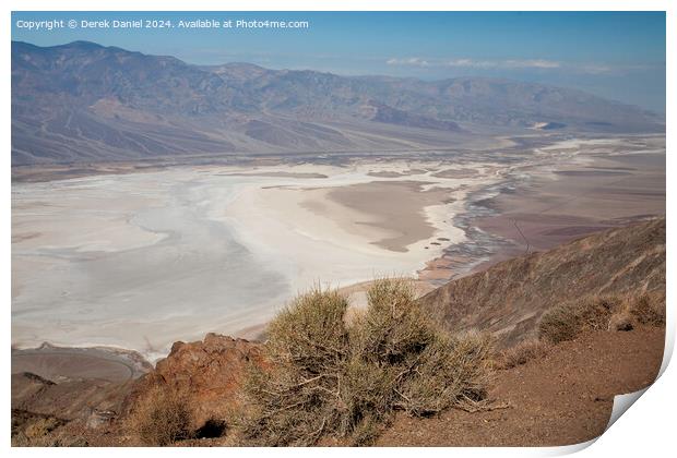 Dante's View, Death Valley Print by Derek Daniel