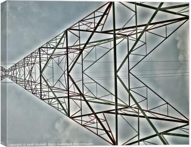 Ho Chi Minh City Electricity Pylon Canvas Print by Kevin Plunkett