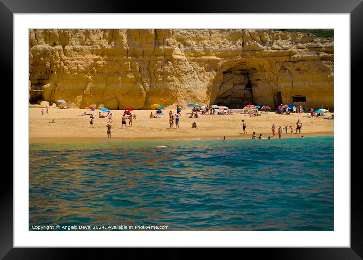 Summer in Carvalho Beach Framed Mounted Print by Angelo DeVal