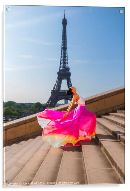 Paris Mornings Acrylic by Jon Raffoul