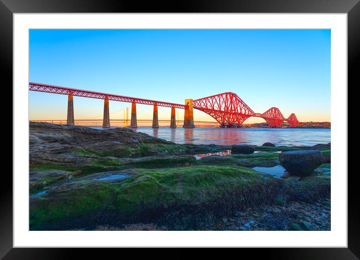 Forth Rail Bridge  Framed Mounted Print by Alison Chambers