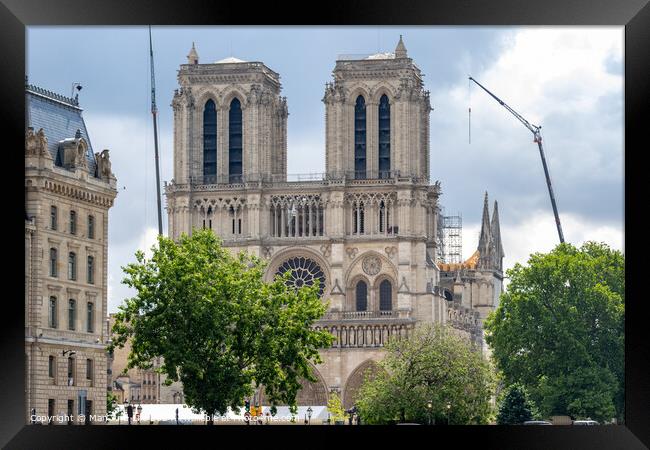 Notre Dame de Paris Framed Print by Man And Life