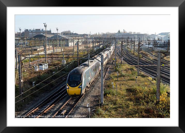 Willesden Pendolino Framed Mounted Print by Rob Hawkins