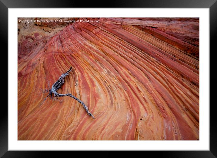 The Wonderful Colours At South Coyote Buttes Framed Mounted Print by Derek Daniel