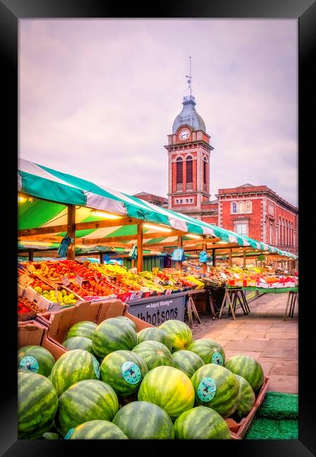 Chesterfield Market Framed Print by Tim Hill