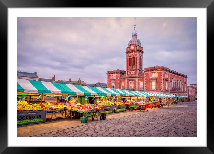 Chesterfield Market Framed Mounted Print by Tim Hill