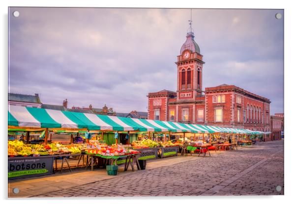 Chesterfield Market Acrylic by Tim Hill