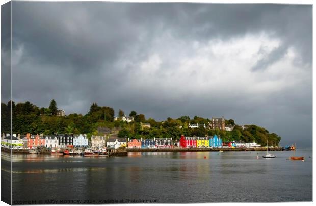 Tobermory Isle of Mull Scotland Canvas Print by ANDY MORROW