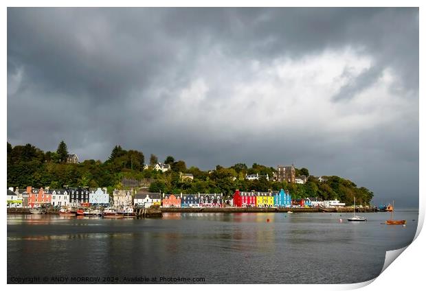 Tobermory Isle of Mull Scotland Print by ANDY MORROW